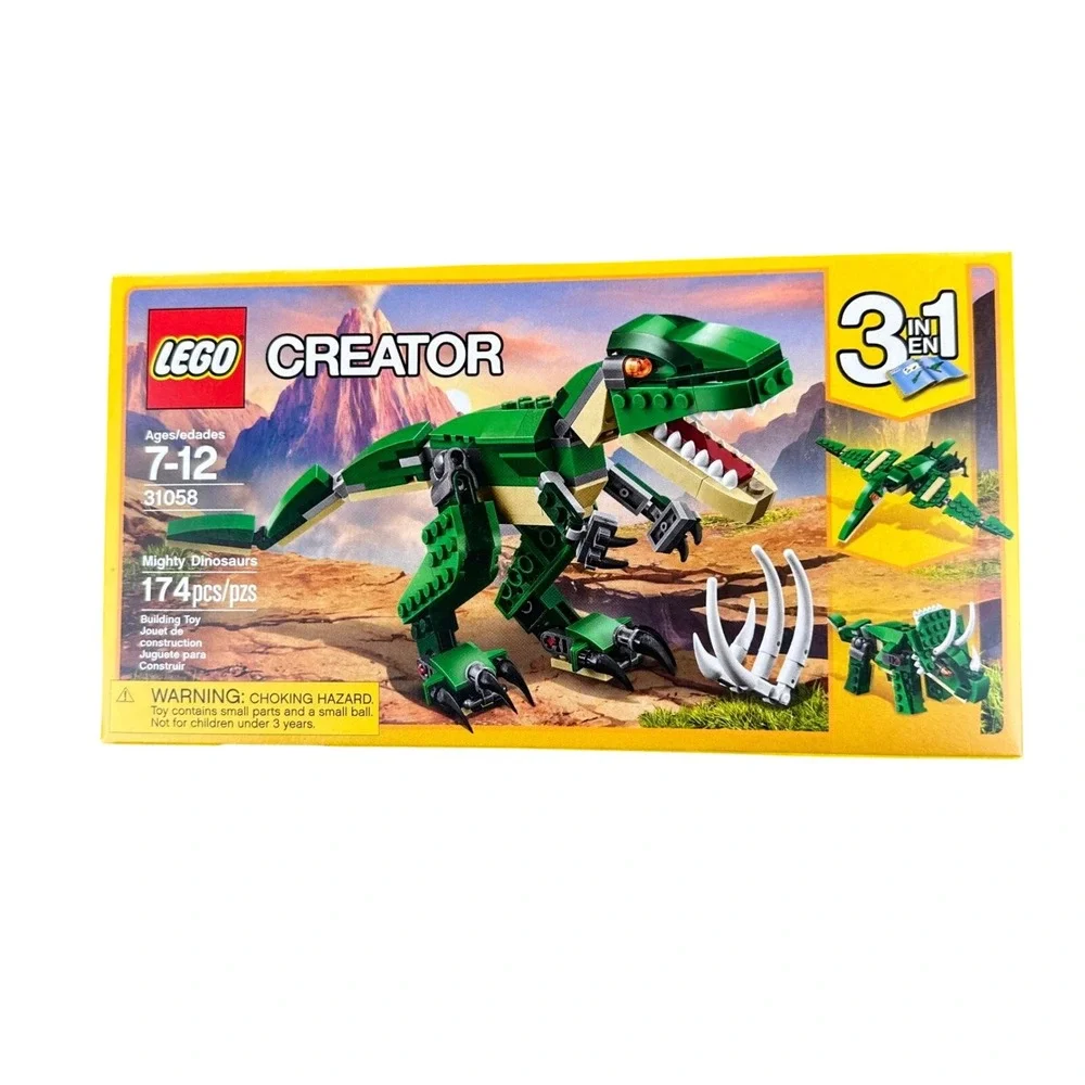 LEGO Creator 3 in 1 Mighty Dinosaurs Set 31058 7+ 174 PCS Building Toy